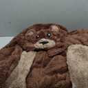 Funziez! Sherpa Bear Adult Onesie - Animal Halloween Costume - Plush Teddy One Piece Cosplay Suit for Adults, Women and Men (X-Large, Brown)