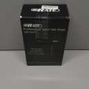 SHRATE Lightweight Ionic Hair Dryer with Diffuser - Powerful 1800W Blow Dryer for Fast Drying - Professional Low Noise Mini Hair Dryer for Travel, Gifts, Hair Styling (Black)