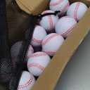 Magicorange Baseball,Foam Baseballs Training Baseballs Unmarked Practice Baseball for Hitting, Soft Toss, Batting, Fielding, Pitching