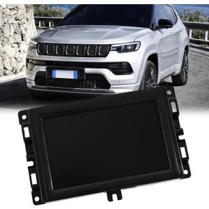 7" Uconnect Touch Screen Display Compatible with 2017 2018 2019 2020 Jeep Compass # TDO-WXGA0700K00057-V1 TDO-WXGA0700K00033-V2 with Bracket(No 8.4'')
