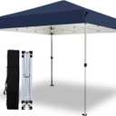 10×10FT Pop Up Canopy with One Push Setup,Heavy Duty Waterproof Folding Tent for Camping Parties Events Parties,Outdoor Canopy,Portable Sun Shelter,3 Adjustable Height
