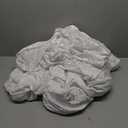 Outpain 2 Pack 6FT White Velvet Tablecloth Rectangle 90x132 inch - Heavyweight Luxury Fitted Table Cover with Floor-Length Skirt, Wrinkle-Free Stretch Fabric for Wedding Receptions/Banquet Decor