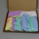 Giegxin 12 Pack Polyester Cloth Headbands for Girls Removable Colorful Rabbit Ear Bow Hairbands Hair Accessories (Pastel)