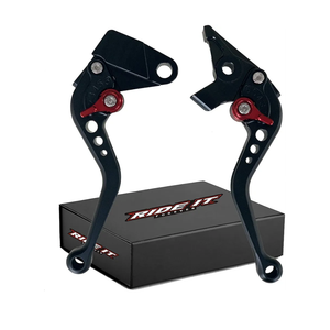 RIDE IT FOREVER Short Brake Clutch Levers for Ninja650R Ninja 650 R ER6F ER6N 2009-2016,Ninja400R 2011, Compatible with Versys 650cc 2009-2014 Shorty Black Motorcycle levers