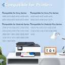 67XL Ink Cartridges Black Color Combo Pack Compatible for HP Ink 67 for HP 67 Ink Cartridges Black Color Combo Pack Fit for DeskJet 2855e 2755e 2700 2700e 2800e 2734e 4100e Envy 6055e 6400 Printer
