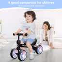 Baby Balance Bike Toys for 12-36 Months Kids Toy Boy and Girls Gifts Toddler Best First Birthday Gift Children Walker No Pedal Infant 4 Wheels Bicycle