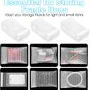 300pcs Clear Self-Sealing Bubble Wrap Pouches,3.15x4 Inches Double Layer Plastic Bubble Bags,Small Shockproof Protective Packing for Business Moving Shipping Packaging Storage