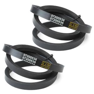 2Pcs 07200536 Auger Drive V-Belt Set Replaces Replacement for Ariens Deluxe 24"-30" Snow Blowers for Deluxe Track 24"-30" for Platinum 24" 30" Snowblowers 921011 921012 921013 Belts