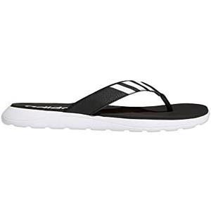 adidas Men's Comfort Flip Flop Slide, Black, Size: 10