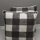 Pillow Perfect Anderson Matte 2 -Piece 16-1/2-in x 16-1/2-in Black Square Indoor Decorative Pillow