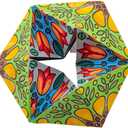 3 x Fun Express Color Your Own Flower Kaleidocycles - 12 Pieces, 5" x 12.5"