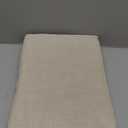 MIULEE Natural Light Beige Linen Semi Sheer Window Curtains - Elegant Solid Drapes Grommet Top - Voile Panels Linen Textured Panels for Bedroom Living Room (52" W x 84" L)