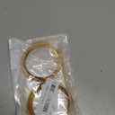 3PCS Chunky Gold Bangle Bracelets Trendy Wide Chunky Cuff Bangles Bracelets Gold Stackable Bracelets Jewelry for Women