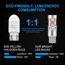 7443 LED Bulb Red, Brake Light Bulb Rear Tail Light Blub Super Bright, 7440 T20 LED Bulb Parking Light Stop Light Bulbs Replacement Lamp for Cars RV (2 Packs)