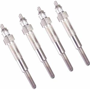 4PACK Glow Plug Kit Diesel Engine Compatible with Ford New Holland LS170 L175 LX465 LX485 L465 L565 1100 1110 1120 1215 Replaces SBA185366092 SBA185366040