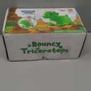 iPlay, iLearn Bouncy Pals Dinosaur Hopper Toy 2 Year Old Boy, Toddler Plush Bounce Animals, Ride on Bouncing Triceratops for Kids, Outdoor Hopping Horse Bouncer, Cool Birthday Gifts 3 4 5 6 Yr Girls