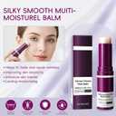 2PCS Cementerre Calcium Multi Balm Stick, Korean Calcium Volume Multi Balm, Collagen Moisturing Stick, Anti-aging, Wrinkles, Sagging, Hydrating, Firming Skin, Suitable for Eyes, Face & Neck-Purple