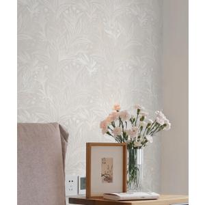 2 x Dimoon 17.3" X 78.7" Peel and Stick Wallpaper Boho Contact Paper Vintage Beige Floral Neutral Papel Tapiz Waterproof Removable Self Adhesive Wall Paper for Bedroom Livingroom Cabinets Vinyl Roll