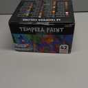 JOYIN Washable Tempera Paint Set for Kids 42PCS, Non Toxic Liquid Paint with 15 Brushes and 4 Palettes - Art Supply for Kids for Arts and Crafts Project, Finger Painting (2 oz Each)