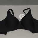 COCOMARTS Jelly Bras for Women No Underwire Seamless Push Up Comfortable Tshirt Everyday Deep V Bra with Support and Lift (Medium, Black)