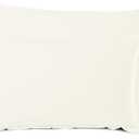 Nestl Soft Pillow Shams Set of 2 - Double Brushed Microfiber Pillow Covers - Hotel Style Premium Bed Pillow Cases, with 1.5 Decorative Flange, King 20"x36" - Off White