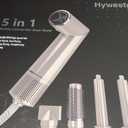 5 in 1 Blow Dryer Brush & Hot Air Styler110,000 RPM High-Speed Hair Dryer with Auto Wrap Curlers & Ionic Technology, Hot Air Brush Wrap Fast Drying, Curling/Volumizing/Straightening - Gold