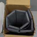 Large Stone Drying Mat for Kitchen Counter, 24"16", Foldable Super Absorbent Stone Dish Drying Mat for Tableware, Bottles and Cups, Non Slip Diatomaceous drying matt kitchen counter (Dark Gray)