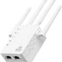 2026 WiFi Extender Signal Booster for Home, 10X Faster New Wireless Long Range Amplifier, Covers up to 13888 sq.ft, WiFi Repeater with Ethernet Port & EasyMesh, Easy Setup