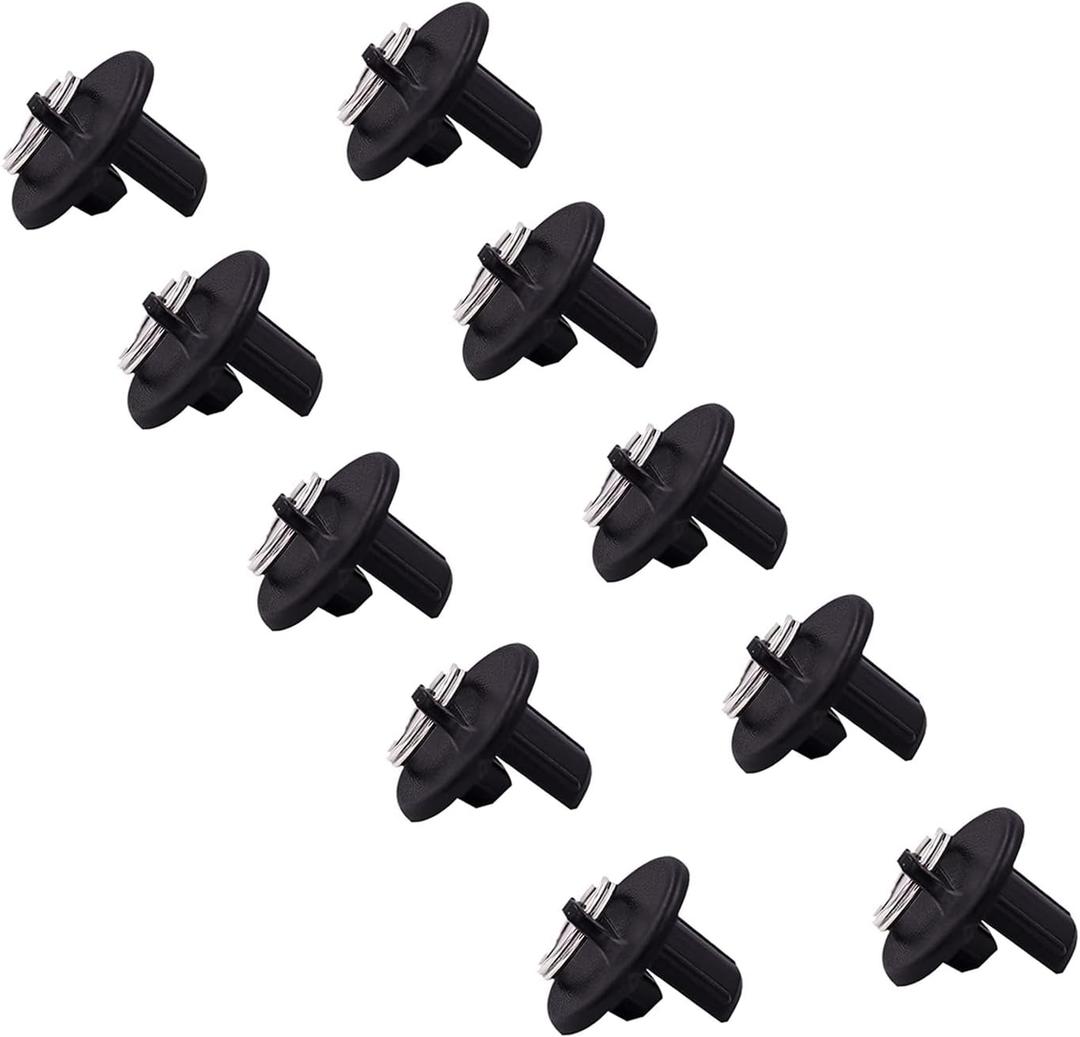 Universal 5-Pack Pull Ring end Cap,Replacement Shade Parts of Exterior Sun Shades Outdoor/Indoor Roller up Blinds (Black)