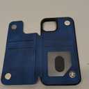 DJDUCK Designed for iPhone 14 Case Wallet with Card Holder, [Magnetic Clasp Cover] [RFID Blocking Leather Protection] Shockproof Women Men Cases 6.1 Inch for Apple 14 Teal