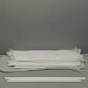 20FTx1.6IN Peel and Stick Wall Molding Trim, Flexible Molding Trim Self Adhesive Chair Rail Panel Molding, Crown Molding Peel and Stick Molding Trim for Walls, Door Trim, Mirror Frame Border, Window Frame White Trim (30 pcs), 24in/61cm (6), 27in/67cm(2), 27in/67cm(2)
