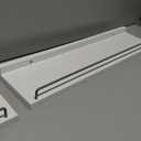 22 inches Long Floating Shelves, Bathroom Decor Shelves Over Toilet, Farmhouse Wall Shelves for Living Room, Bedroom, Picture Frames, Plants, Kitchen, Set of 2 (White)