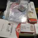 PooLin EOC06 Embroidery Machine,7" Touchscreen,7.9"x11" Hoop Area,Computerized Home Embroidery Machine for Beginners Gifts,200 Built-in Designs,USB & Wireless,Software,4 Hoops,Thread,Bobbin,Stabilizer