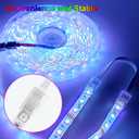 RGBZONE 10Pcs 4 Pin 10mm LED Strip Connectors and 32.8FT 4 Pin RGB Extension Cable Strip to Wire Quick Connection for 10mm Wide Waterproof or Non-Waterproof SMD RGB 5050 LED Strip Light(IP20/IP65)