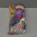 Skicuff Cowboy Rider Dog Costume Halloween Dogs Costumes Novelty Funny Clothes Knight Style with Doll and Hat Pets Party Halloween Costume (Small Size)