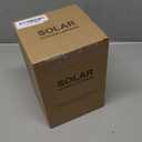 LETRY Outdoor Table Lamp, Brightness LED Nightstand Lantern, Portable Rechargeable Solar Lamp Waterproof, Touch Control Outdoor Lamps Cordless Lights Decorative for Patio/Walking/Reading/Camping (Black)