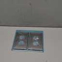 Henne Bery Sunken Pearls Heavy Duty Decorative Wall Plate Switch Plate Outlet Cover (Single Duplex, 2 Pack, Heirloom Silver)