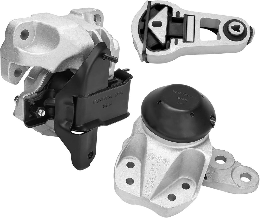 3PCS Engine Motor Transmission Mounts Set Replacement for 2011-2015 Ford Explorer V6 3.5L Without Turbo Replacement for A5663HY, A5635, A5734