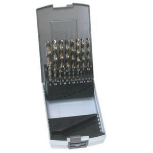 LudoPam Cobalt Metric Drill Bit Set(1mm-13mm/25pcs), M35 Jobber Length Twist Drill Bits,Straight Shank for for Hardened Metal, Stainless Steel, Cast Iron and Wood Plastic with Indexed Storage Case