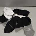 wernies No Show Socks for Women - 8 Pairs Low Cut Invisible Casual Short Ankle Socks for women Black/White/Gray 5-8