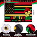 9 Pcs 3x5 ft Juneteenth Flag African American Independence Day Garden Flag June 19th 1865 Juneteenth Decorations for Emancipation Black Freedom Celebration Yard Outdoor Decor