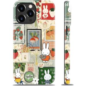 MERRO for iPhone 13 Pro Max Case - Wireless Charging Compatible - Dual-Layer Hard Shell & Silicone Cover - Protective Phone Case with Cute Wildflower Designs for Women - Cute Collage