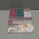 Goldwise Christmas Friendship Bracelet Kit, Xmas Beads and Letter Beads (A-Z) for Jewelry Making, Varieties of Charms for Bracelets DIY Christmas Crafts for Gifts