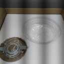 Modern Ceramic Flush Mount Ceiling Light, White, 14"W x 14"L x 6.8"H