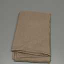 AUSSPVOCT Textured Linen Tablecloth Rectangle 52x70 Water Resistant Spill-Proof Wipeable Fabric Table Cloth Wrinkle Free Cloth Dining Table Cover for Birthday Spring Summer Holiday Party Tablecover