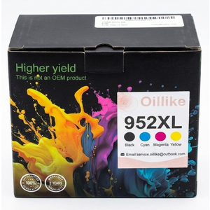 952XL Ink Cartridges Combo Pack Compatible Replacement for HP 952 Ink Cartridges 952 XL HP952XL 8710 7740 8720 8715 Printer for OfficeJet 8725 8210 8702 8740 7720 8730 8216 Cyan Magenta Yellow