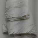 Bedsure 100% Washed Cotton Duvet Cover King Size - Natural White Minimalist Cotton Duvet Cover Linen Like for All Seasons - GentleSoft™ Plain Simple Bedding (Natural White, King, 104"x90")