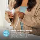 Spectra - Premium Breast Milk Pump Accessory Kit with Baby Bottles - Medium 24mm - Breast Pump Accessories