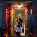 MCJC Horror Cardboard Cutout,Life Size Cardboard Standing,Halloween Indoor Outdoor Decorations, 70.8 to 74.8 inches