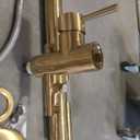 Seoul Floor Mounted Tub Bath Filler with Hand Shower